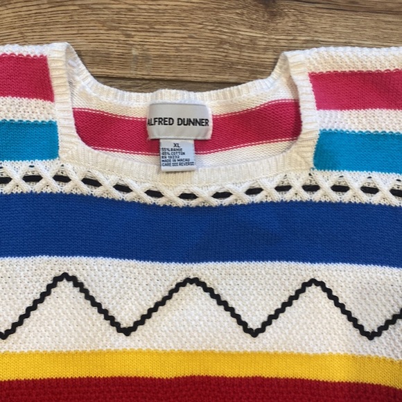 Vintage Alfred Dunner Knit short sleeve top - Picture 3 of 7